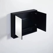 MATTE BLACK SHAVING CABINET 750MM/900MM FIL Kitchen Bathroom