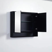 MATTE BLACK SHAVING CABINET 750MM/900MM FIL Kitchen Bathroom
