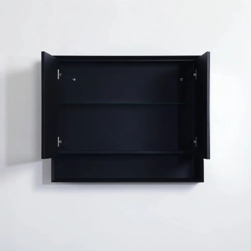 MATTE BLACK SHAVING CABINET 750MM/900MM FIL Kitchen Bathroom
