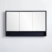 MATTE BLACK SHAVING CABINET 1200MM FIL Kitchen Bathroom