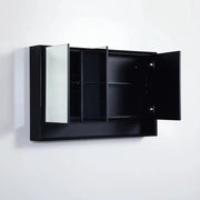 MATTE BLACK SHAVING CABINET 1200MM FIL Kitchen Bathroom