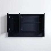 MATTE BLACK SHAVING CABINET 1200MM FIL Kitchen Bathroom