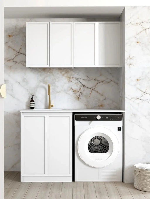 Hampshire Matte White  Laundry Set 1305mm (Set-B) otti