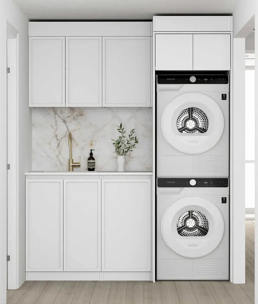 Hampshire Matte White Laundry Set 1715mm (Set-C) otti