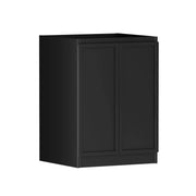 Hampshire Matte Black Base Laundry Cabinet 630mm otti