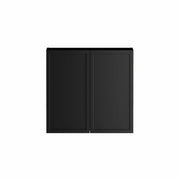 Hampshire Matte Black Wall Laundry Cabinet 630mm otti