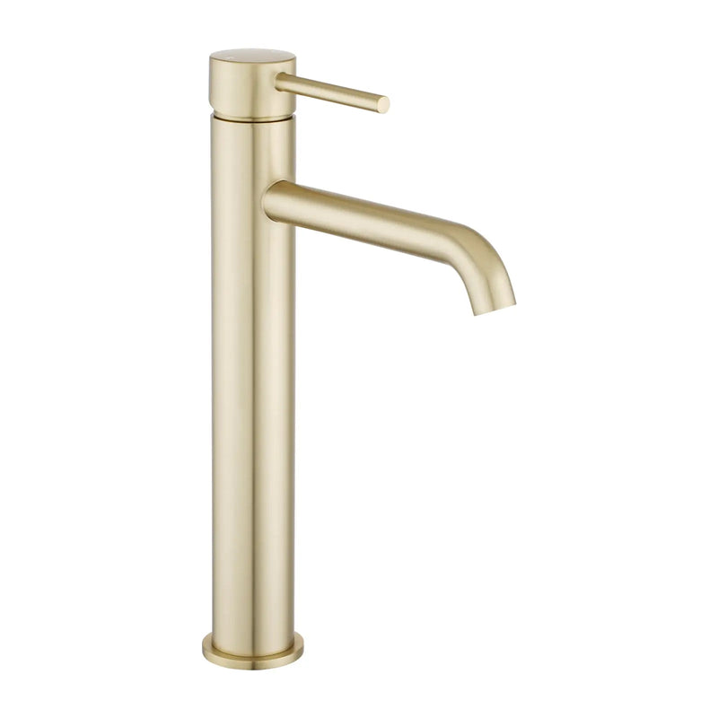 LUCID PIN Series Round Tall Basin Mixer  Chrome & Colours Aquaperla
