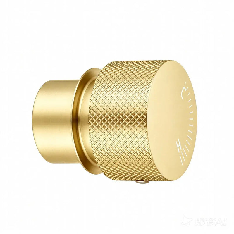 Round Progressive Wall Mixer Handle Chrome and Colours Aquaperla