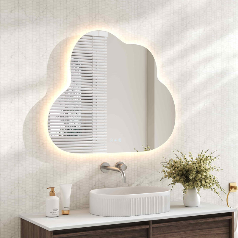 Luna 700×1000mm LED Cloud Mirror mercioaustralia