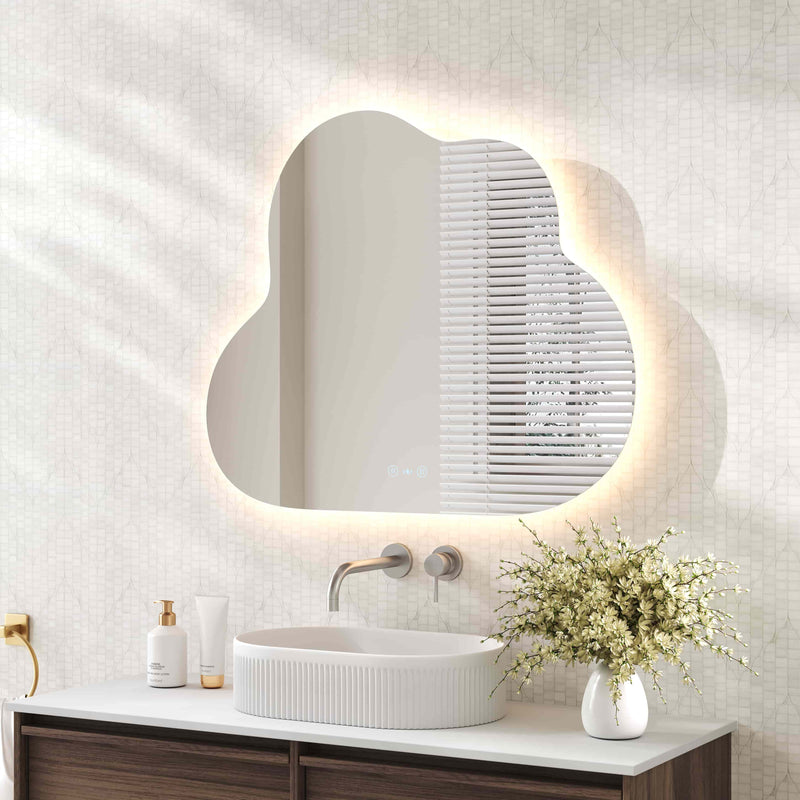 Luna 700×1000mm LED Cloud Mirror mercioaustralia
