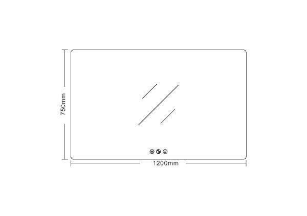 LED Mirrors Square 1200mm*750mm