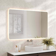 Luna LED Rectangular Mirror 1200mm - with Adjustable LED Lighting mercioaustralia