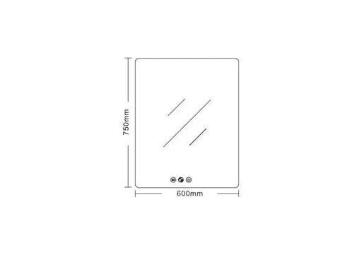 LED Mirrors  Square 600mm*750mm FIL Kitchen Bathroom