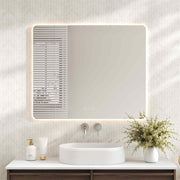 Luna LED Rectangular Mirror 900mm - with Adjustable LED Lighting mercioaustralia