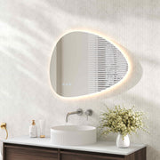 Luna 550×800mm LED Irregular Mirror mercioaustralia