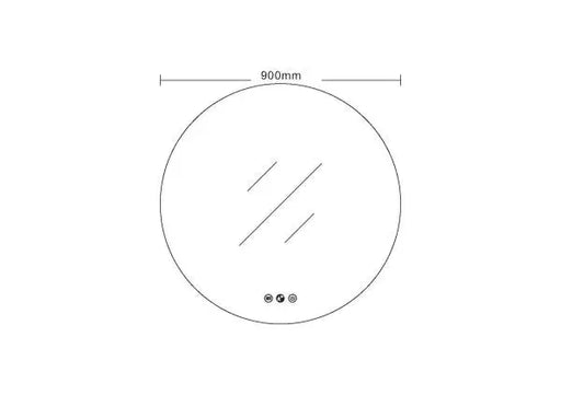 LED Mirror  Round 900mm FIL Kitchen Bathroom