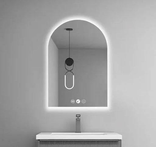 LED Arch Mirror 900 x 600mm FIL Kitchen Bathroom