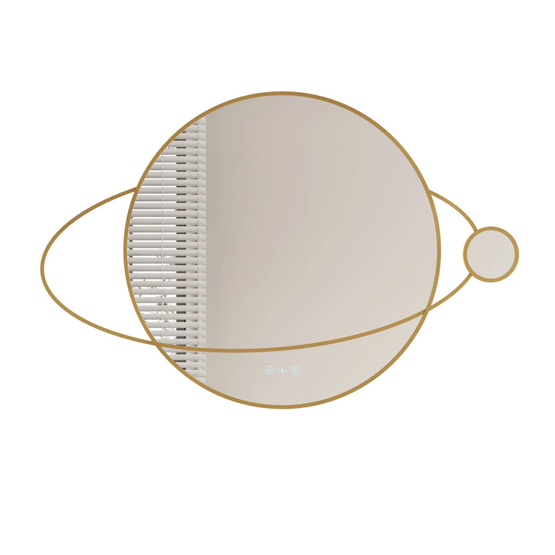 Luna 950×800mm LED Planet Mirror mercioaustralia
