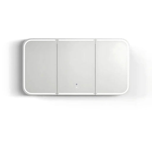 Newport LED Shaving Cabinet Natural Oak 1500(W)x750(H) - FIL Kitchen Bathroom