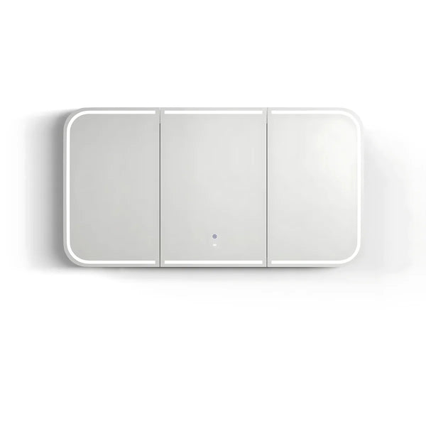 Newport LED Shaving Cabinet Natural Oak 1500(W)x750(H)