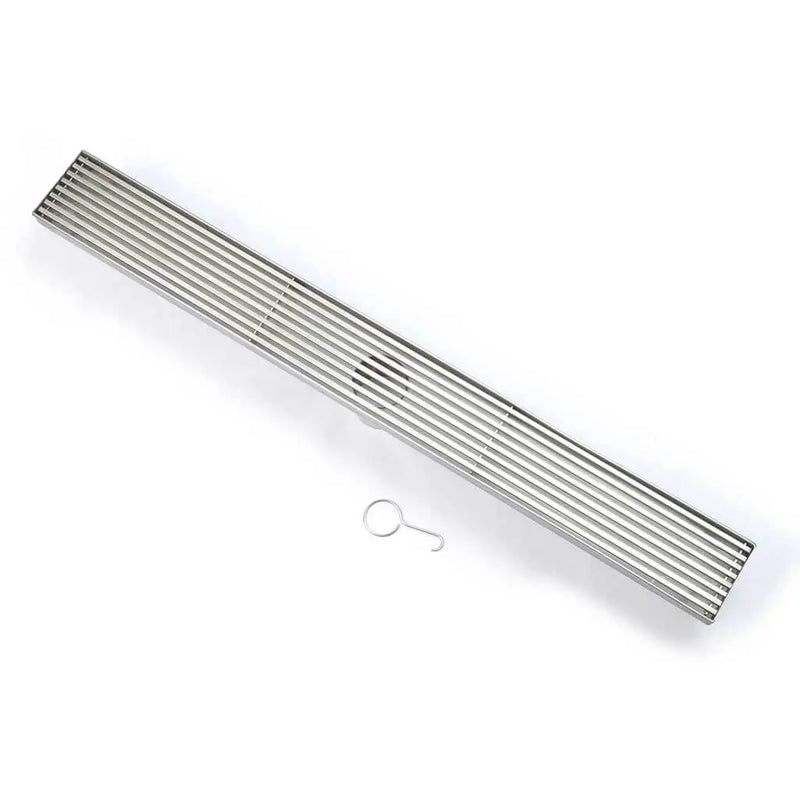 Floor Grill Drain-Floor Grate-Chrome and Matte Black 600-1200mm FIL Kitchen Bathroom