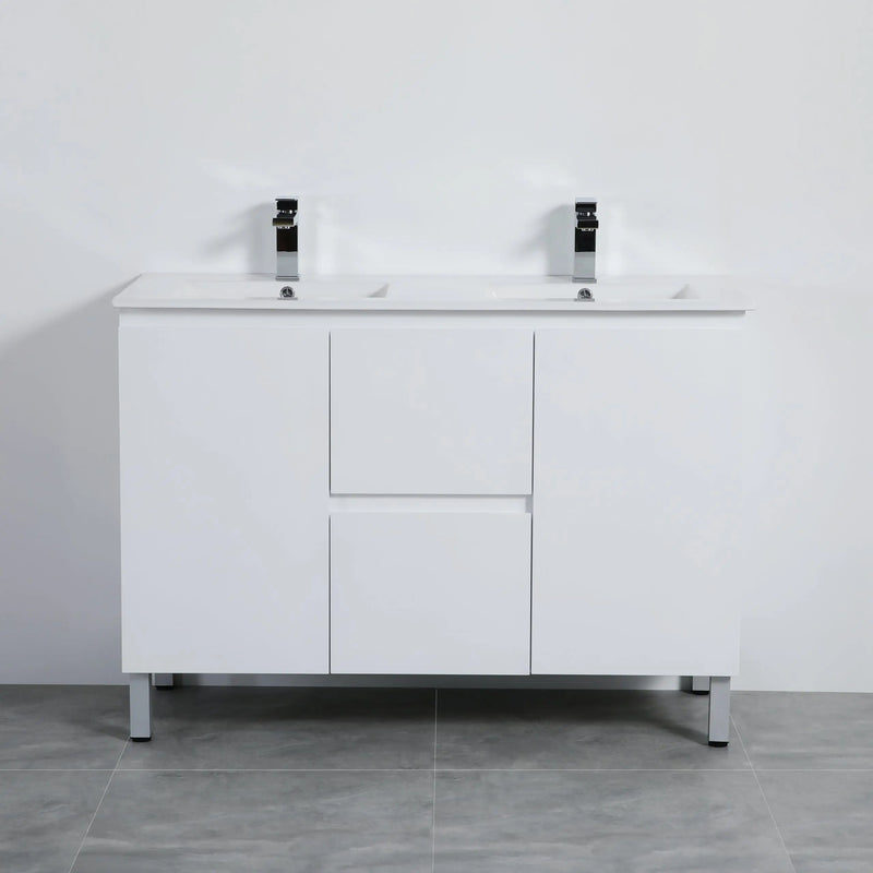 Alpha Free Standing PVC Vanity with soft closing LK-AL124DL