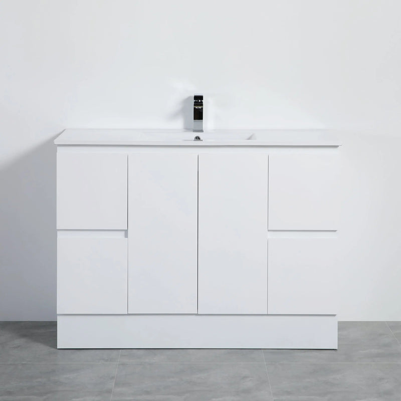 Alpha Free Standing PVC Vanity with soft closing LK-AL124K