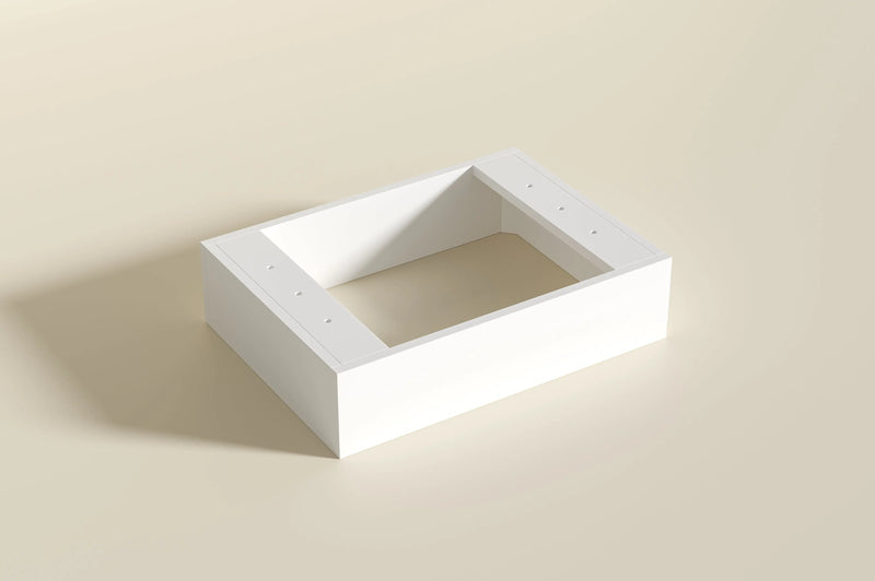 Kickboard 590x340x150 LK-63KB (Gloss White) Lukka