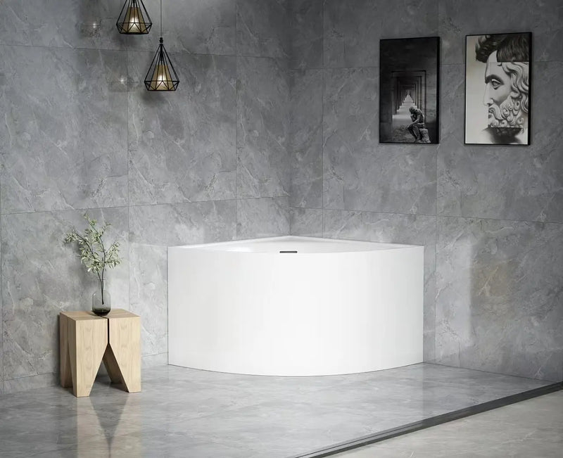 Bingie Corner Mini Acrylic Skirt Bath LK-BG1000-OF