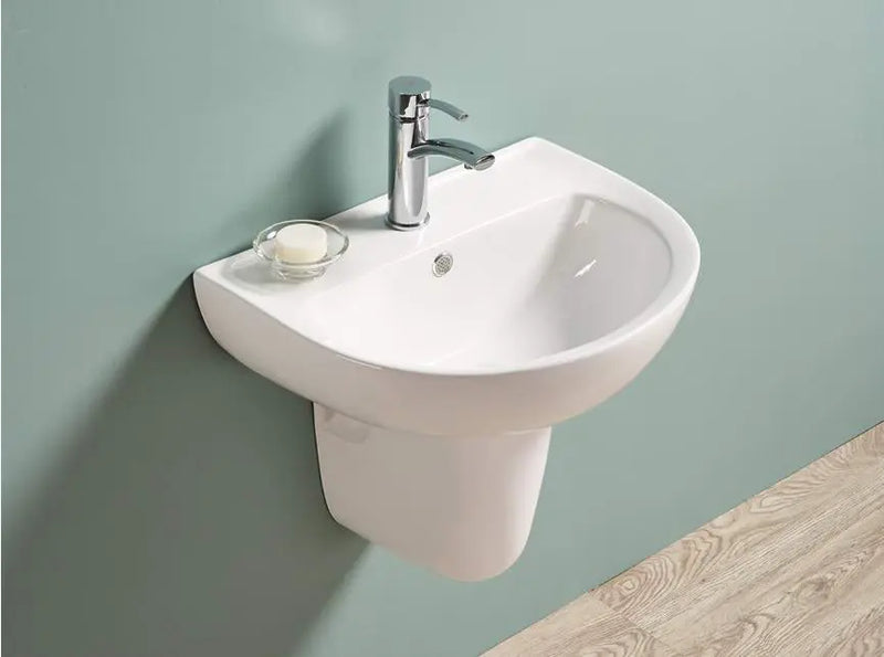 Carrida Fine Ceramic Wall Hung Care Pedestal LK-CAW540P Lukka