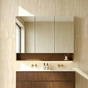 Lukka Clark Plywood Mirror Cabinet (Mocha Oak Matte) Lukka