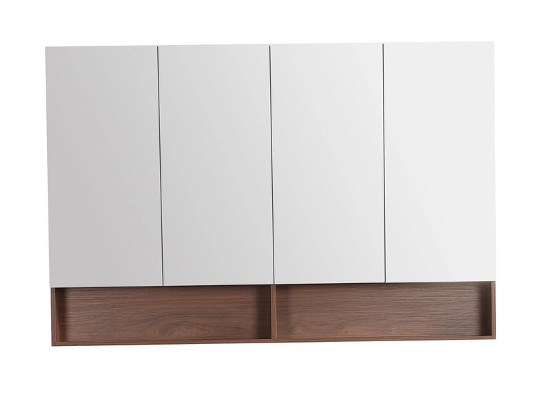 Lukka Clark Plywood Mirror Cabinet (Mocha Oak Matte) Lukka