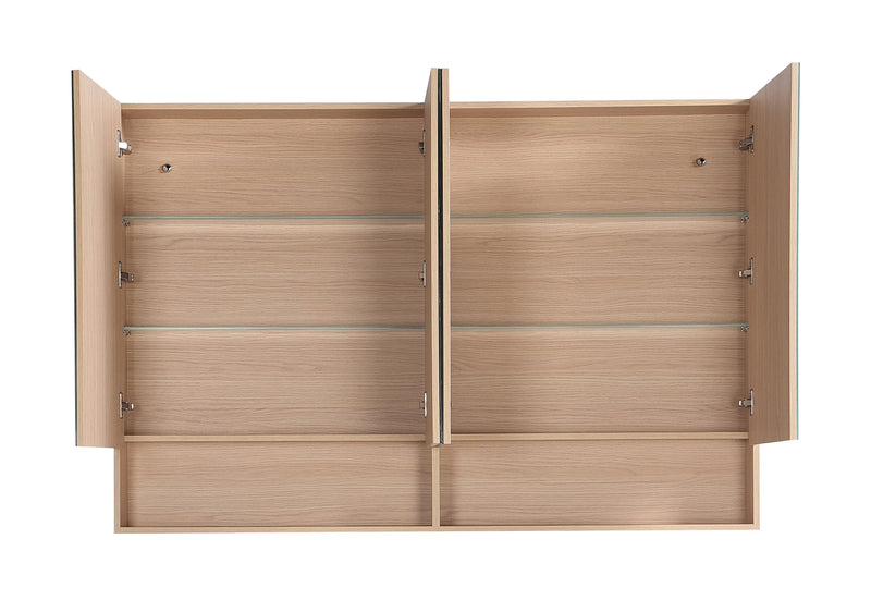 Clark Plywood Mirror Cabinet Sandy Oak Matte LK-CLMC1500-SO