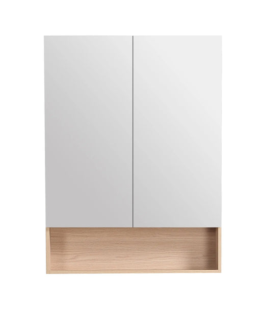 Clark Plywood Mirror Cabinet (Sandy Oak Matte) Lukka
