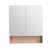 Clark Plywood Mirror Cabinet (Sandy Oak Matte) Lukka