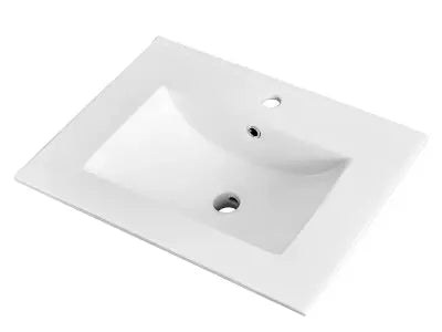 Lukka Crete Modern Free Standing Vanity Matte White 750mm Lukka