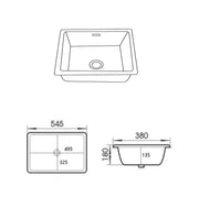 Crete Fine Ceramic Under Counter Basin Lukka
