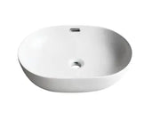 Ellips Fine Ceramic Above Counter Overflow Basin Lukka