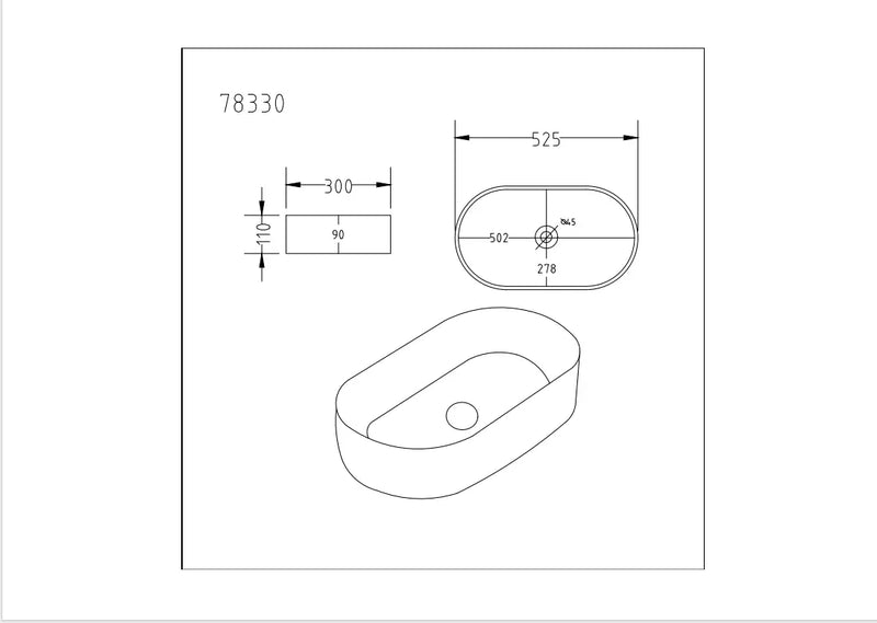 Lukka Ellips Fine Ceramic Above Counter Basins Lukka