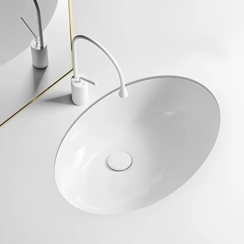 Elipps Fine Ceramic Under Counter Basin Lukka