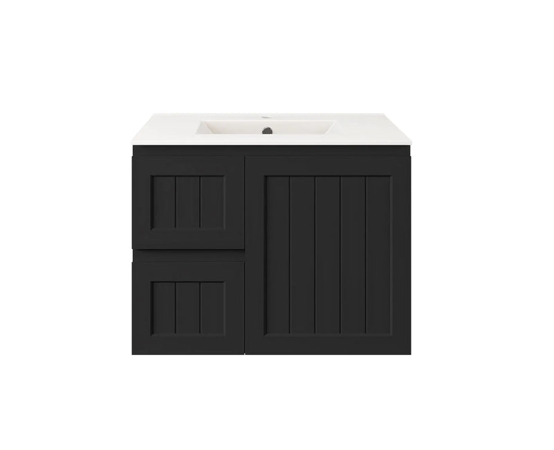 Archill Federation Wall Hung Matte White Ensuite PVC Cabinet LK-FA73LW-MB