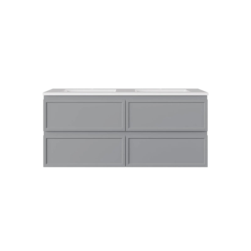 New Hamilton Federation Slim Wall Hung Cabinet Matte Grey LK-FH1221NW-MG