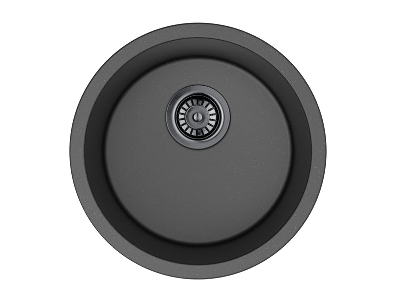 Laufey Granite Laundry Bar Sink 410 Matte Black