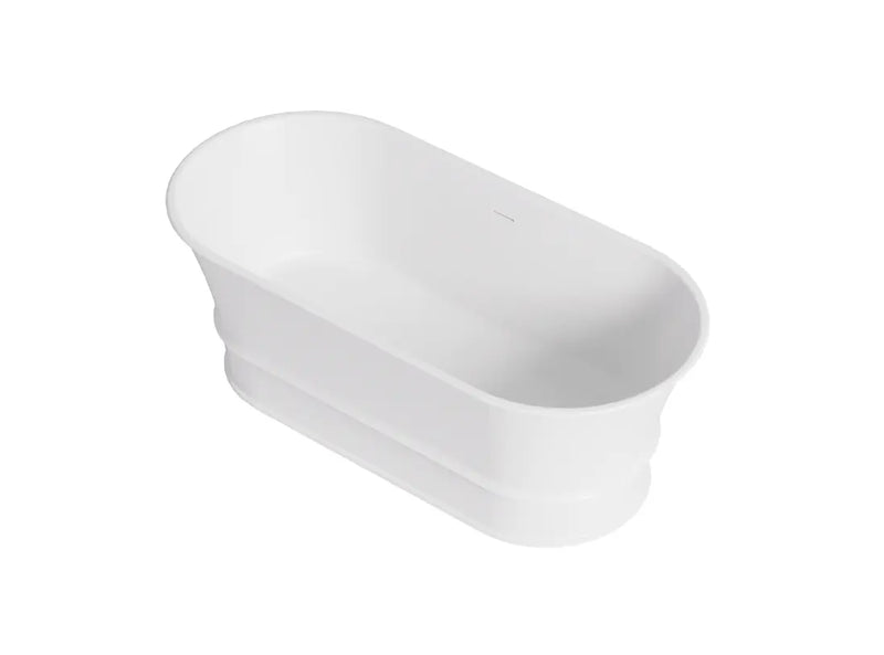 Harold Solid Surface Stone Bath 1500mm LK-HSB1500MW