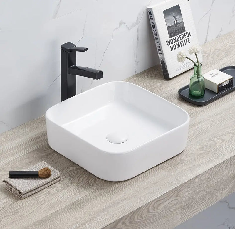 Lukka Kliff Fine Ceramic Above Counter Basin Lukka