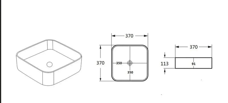 Lukka Kliff Fine Ceramic Above Counter Basin Lukka
