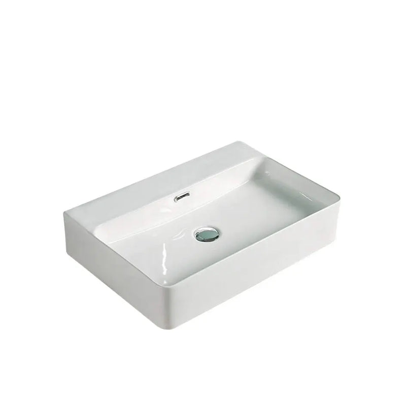 Kliff Fine Ceramic WH/Above Counter Basin NO Tap Hole with Overflow LK-KW420/KW520/KW620
