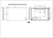 Rectta LED Back Lit Pencil Edge Mirror Lukka