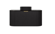 Lukka Agena Modern Fluted Cabinet (900mm) Lukka