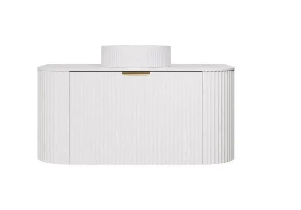 Lukka Agena Modern Fluted Cabinet (900mm) Lukka